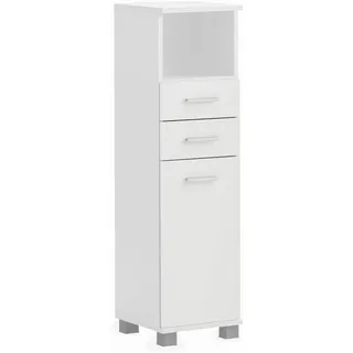 Schildmeyer Palermo Highboard 30,3 x 32,6 x 110,5 cm Weiß