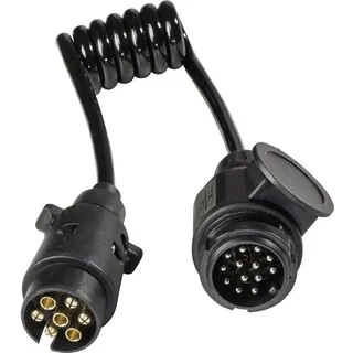 as - Schwabe AS Schwabe 61475 Anhänger Adapter [Stecker 13polig - Stecker 7polig] Kunststoff