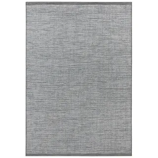 Elle Decoration Lens In-und Outdoor Teppich Kurzflor – Modern Plain Design Flachgewebe – Wetterfest für Terrasse, Balkon, Wohnzimmer, Küche, Büro und Schlafzimmer in Blau, 115x170cm, 115x170 cm
