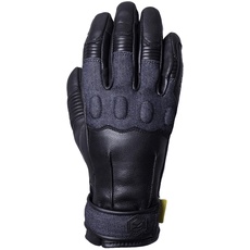 Knox Damen Wave Motorradhandschuhe, Black Denim, L