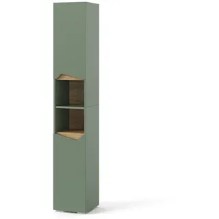 Vicco Marelle Hochschrank 30 x 180 cm Grün/Artisan Spanplatte