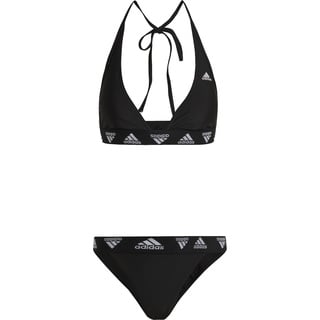 Adidas Adidas, Neckholder Bikini, Bikini, Schwarz-Weiss, XL,