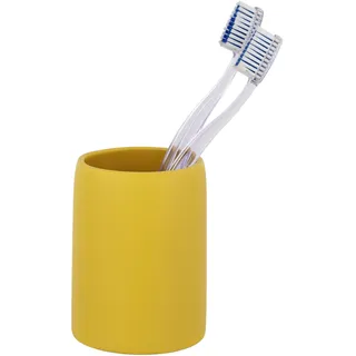 Schöner Wohnen SCHÖNER WOHNEN-Kollektion Zahnputzbecher Funo Keramik Gelb