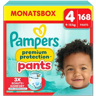 Pampers Premium Protection Pants Gr. 4 (9-15 kg) 168 St.