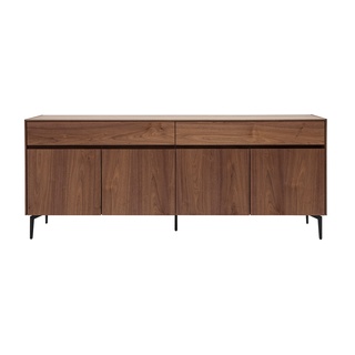 Design-Sideboard mit Walnussfurnier L180 cm BLISS