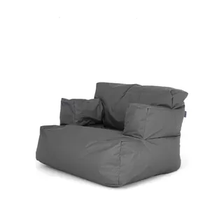 Hanah Home, Relax - Grey, Sitzsack, Grau, 80 x 30 x 80 cm - Grau