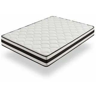 Moonia Matratze Maxim 21cm, 180x200cm , Weiß , Textil , Rechteckig , 180x200 cm , Oeko-Tex® , Schlafzimmer, Matratzen, Kaltschaummatratzen