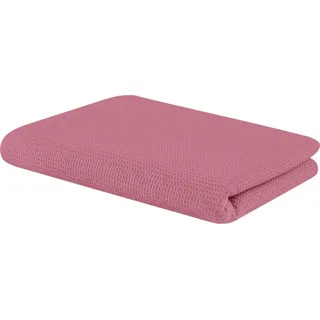 Setex Wohndecke »Waffeldecke« aus Waffelpiqué, auch als Tagesdecke geeignet, Kuscheldecke, rosa