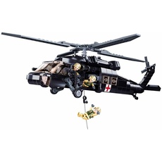 Sluban M38-B1012 ModelBricks-UH-60 Black Hawk 692pcs
