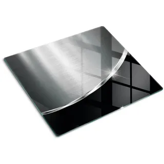 Tulup Herdabdeckplatte 60x52 cm Silberfarben