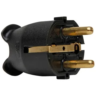 Kopp 175705003 Elektrischer Netzstecker Type E/F schwarz