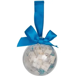 Christbaumkugel verschiedene Steine - Blau