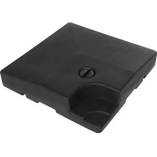 Sonnenschirmständer Doppler 10,0 kg Kunststoff quadratisch schwarz