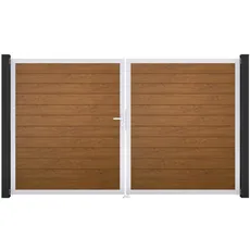 Bild Basicline schmal Golden Oak EV1 306 cm x 180 cm DIN Links