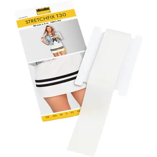 Vlieseline 53562285 Elastisches Klebeband, Plastic, Transparente, 5 Meter Länge x 30 mm Dicke