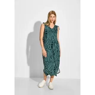 Cecil Jerseykleid mit Print, fir green, XXL (46) US-Größen, grün grün) Damen B144123 Jersey Kleid