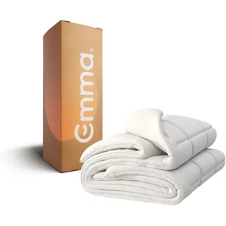 Emma One Bettdecke Medium 135x200 – Optimal für Herbst & Winter – Atmungsaktive & Waschbare Übergangsdecke – Fluffig, Wärmend & Feuchtigkeitsregulierend