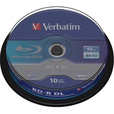 Bild von DVD-R DL 50GB 6x bedruckbar 10er Spindel
