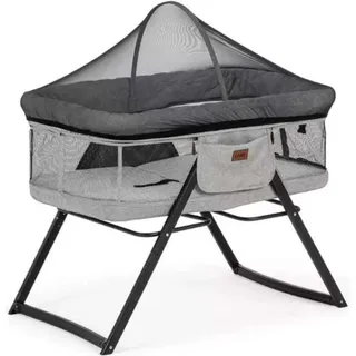 KIK - LULILO Dtská postýlka, kolébka VOJAGO, ohrádka pro dti - Grau