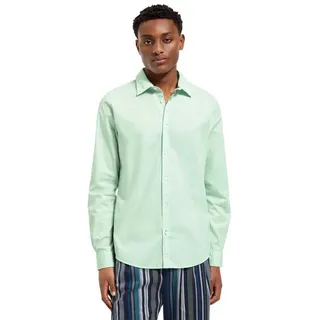 Scotch & Soda Herren Essential Poplin Shirt, Seafoam, S