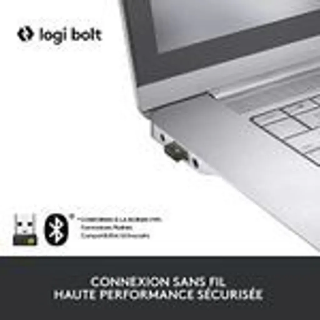 Bild von MX Keys for Business, schwarz, Logi Bolt, USB/Bluetooth, FR (920-010245)