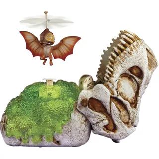 MGA Entertainment Gross-a-Saurus GrossMos Flying Dino Rot - Interaktives Dinosaurier-Spielzeug für Jungen und Mädchen, für Sammler und Kinder ab 6 Jahren