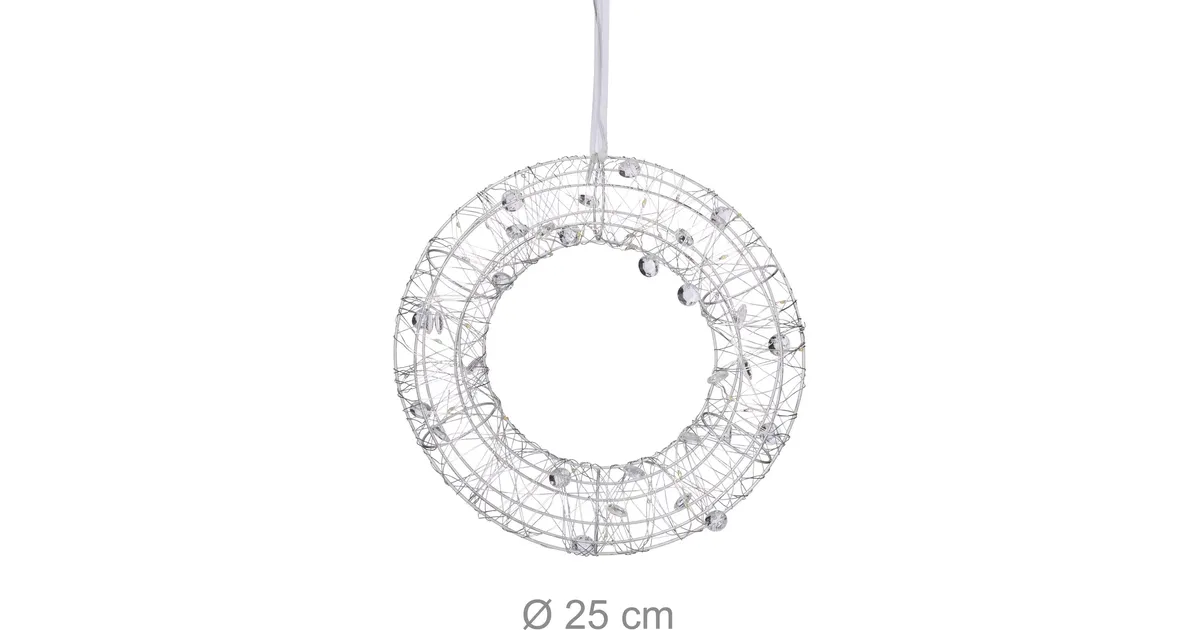 Relaxdays Relaxdays Deko Objekt Lichtkranz 25 X 5 X 25 Cm Juuhu at relaxdays-relaxdays-deko-objekt-lichtkranz-25-x-5-x-25-cm-juuhu-at