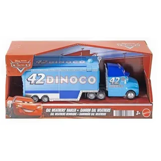 Disney Pixar Cars Transporter mit ausziehbarer Rampe, Mehrfarbig, GGF33, Spielzeug ab 3 Jahren