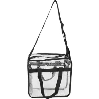 Große Kapazität transparentes Freizeitbag PVC Clear Toiltiger Handtasche tragbare Einkäufe für Travel Beach