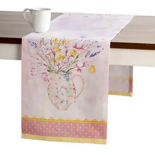 Maison d'Hermine Tischläufer, 100 % Baumwolle, einlagig, 150 cm lang, für Zuhause, Küche, Esszimmer, Party, Hochzeit, Brautparty, Muttertagsgeschenke (50 cm x 150 cm)