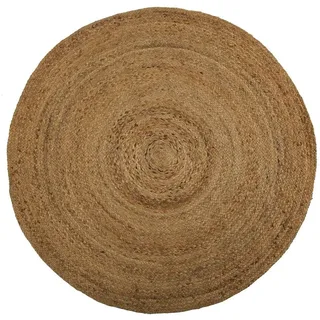 Versa Teppich Ø 120 cm Rattan Jute