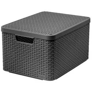 Curver Aufbewahrungsbox mit Deckel 44,5 x 24,8 cm 30-tlg. grau