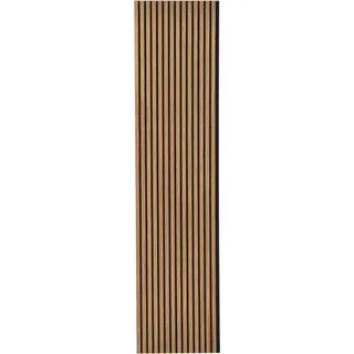 FN Acustico Akustikplatte PET u. MDF Foliert 572,5 x 19 x 2400 mm Risseiche