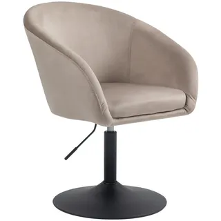 Svita Loungesessel Jamaika mit Armlehnen Samt , Textil , Oval , 59x95x59 cm , Wohnzimmer, Sessel, Polstersessel