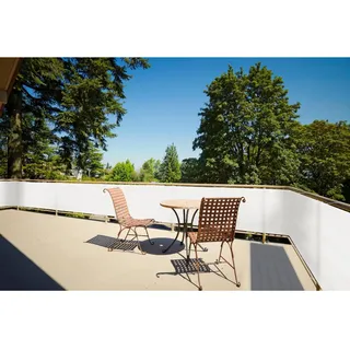 PEDDY SHIELD Balkonverkleidung 90 x 500 cm weiß Aluminium