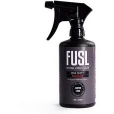 FUSL Krustenlöser – Hochaktiver Reiniger für Grill, Backofen & Co, Beseitigt Öl & Eingebranntes, Biologisch Abbaubar (500ml)