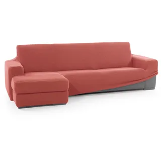 Sofaskins SOFASKINS® super Stretch Chaise Longue Sofabezug Kurze Linke Armlehne, atmungsaktiv, und langlebig, Kompatible Sofagröße (210-340 cm), Farbe Koralle
