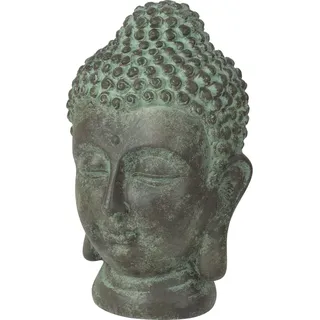 Dekofigur Buddha Grau Antik 14 cm x 23,5 cm