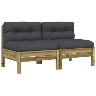 VidaXL 838164, Anthrazit, Holz, 110 kg, Erwachsene & Kinder, 12 cm, 60 cm - Grau