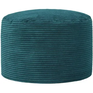 icon Sitzpouf Rund Milano , Grün , Textil , Zylindrisch , 55x35x55 cm , Hergestellt in Deutschland , Wohnzimmer, Sessel, Hocker & Hockerbänke, Poufs