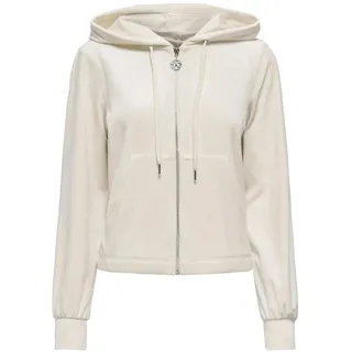 ONLY Damen Onlrebel L/S Zip Hood SWT Kapuzenpullover, Birch, S