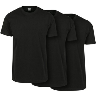 URBAN CLASSICS Basic Tee 3-Pack T-Shirt schwarz Größe 3XL