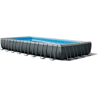 Intex Ultra XTR Frame Pool-Set rechteckig 975 x 488 x 132 cm inkl. Sandfilteranlage + Salzwassersystem