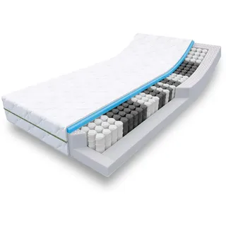 sleezzz 7 Zonen Taschenfederkernmatratze Sleezzz Smart 80 x 200 cm H2/H3
