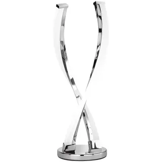 WOFI 8152.02.01.6000 A, Tischleuchte, Metall, 8 watts, Integriert, Chrom, 14 x 14 x 44 cm