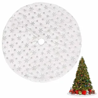 Christbaumdecke Rund,Weihnachtsbaum Rock 78cm,Christbaum Teppich Rund,Baumdecke Weihnachtsbaum,Weihnachtsbaumteppich für Weihnachtsbaum Deko