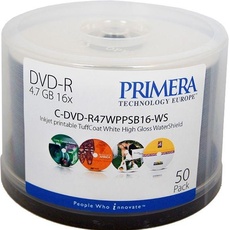 Primera DVD-R Inkjet Gloss 50er (50 x), Optischer Datenträger