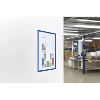 Magnetoplan Magnetofix Magnetrahmen A5 Blau