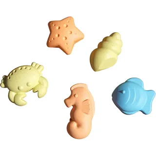 BEST SPORTING Sandformen-Set I Verschiedene Ausführungen I 5-teilig: Maritim, Obst, Bauwerke, Fahrzeuge I 8-teilig: Dinosaurier I Im Sandkasten, am Strand oder auf dem Spielplatz