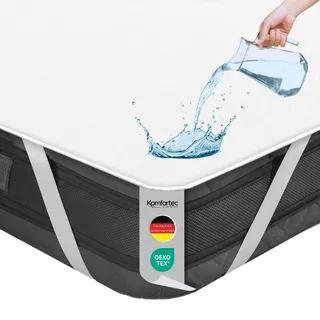 Komfortec Matratzenschoner wasserdicht 90 x 200 cm weiß